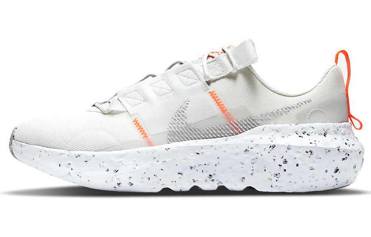 Мужские кроссовки Nike Crater impact (светло-бежевые) — Бежевыйбелый / оранжевый — фото 1