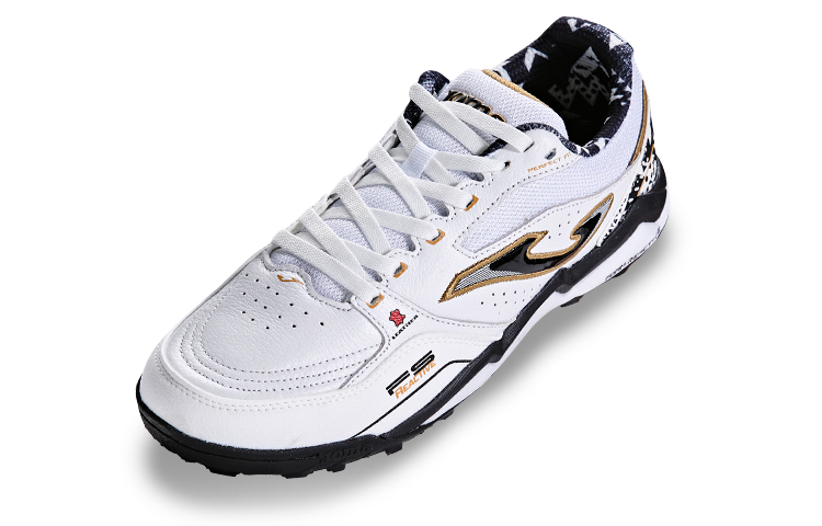 Joma TF Turf Slip Resistant Abrasion Resistant Slip Resistant Abrasion Resistant Soccer Shoes Men’s White
