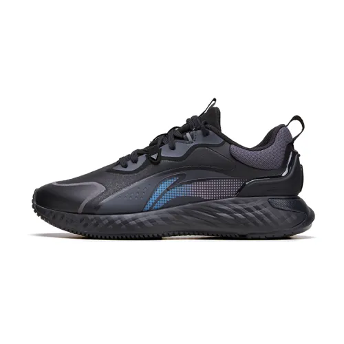 Li Ning Abrasion Resistant Lightweight Rebound Low top Casual Shoes Women's Black