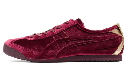 Onitsuka Tiger Onitsuka Tiger MEXICO 66 Comfortable and trendy, non-slip, wear-resistant and lightweight, low-top lifestyle shoes, same style for men and women, red