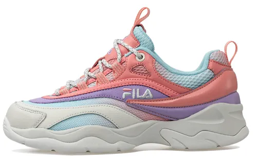 Fila Fusion Ray low-top retro sneakers for women, flamingo pink