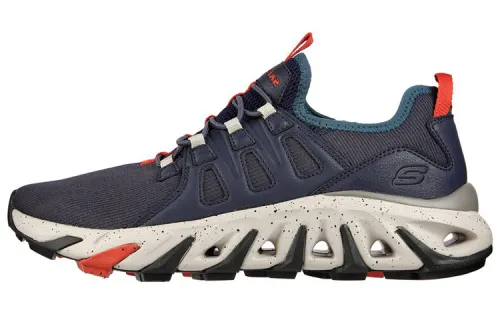 Skechers Relaxed Fit Flex Conway Osley Low top Casual Shoes Men's Marine Blue