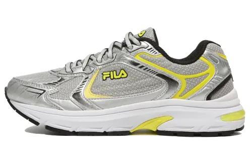 FILA Speedstride 21 Fabric Low top Casual Shoes Unisex Silver Yellow