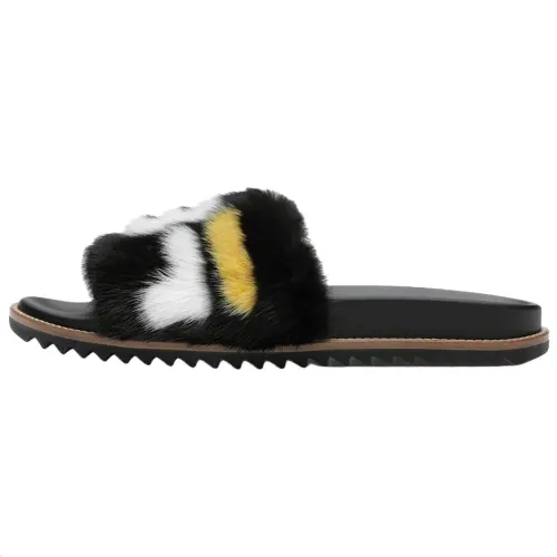 FILA Fendi Slides Mink Black
