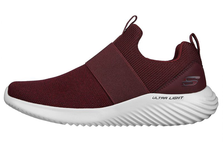 Skechers Bounder Casual Shoes Men's Low Top Red