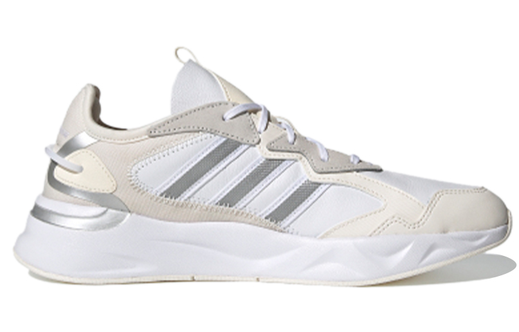 Мужские кроссовки adidas neo Futureflow (белый / бежевый / серебристый) — фото 2