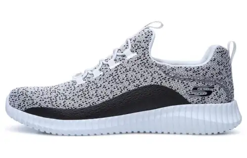 Skechers Elite Flex Muzzin Mid top Sports Casual Shoes Men's White Black