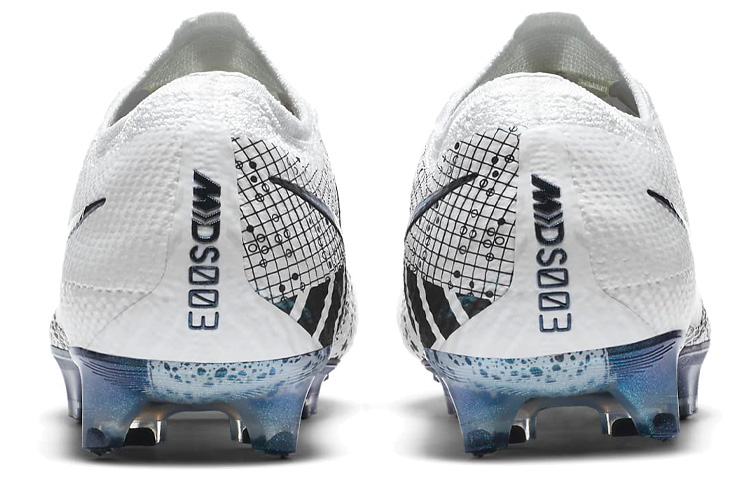 Футбольные бутсы Nike Mercurial Vapor 13 Elite MDS FG (белый / черный) — Белый / чёрный — фото 5