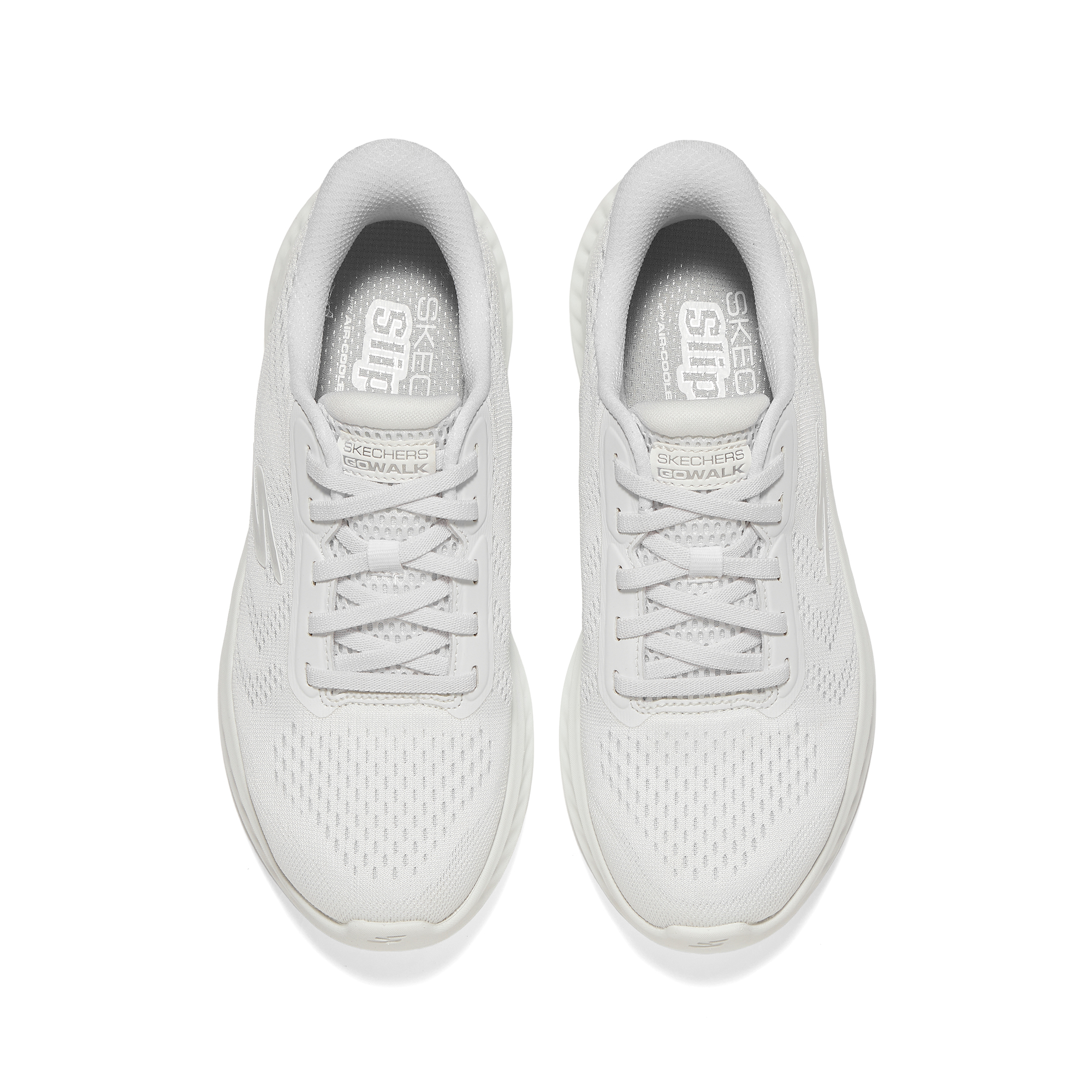 Skechers Women's GO WALK Fabric Low top Casual Shoes Women's White