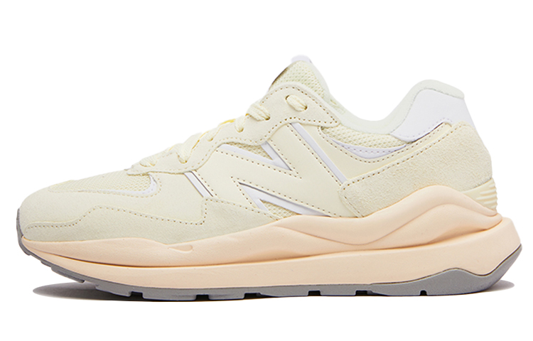 New Balance NB 5740 Fabric TPU Pigskin Daily Colorful Shock Absorbing Wear Resistant Wrapping Support Low Top Life Casual Shoes Women's Off-white Pink