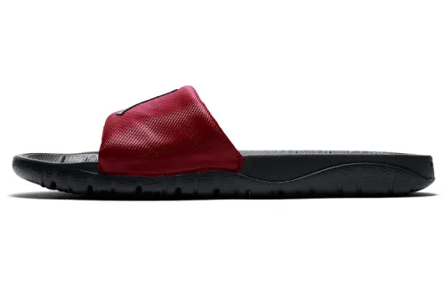 Air Jordan Break Black Red Slippers 'Black Red'