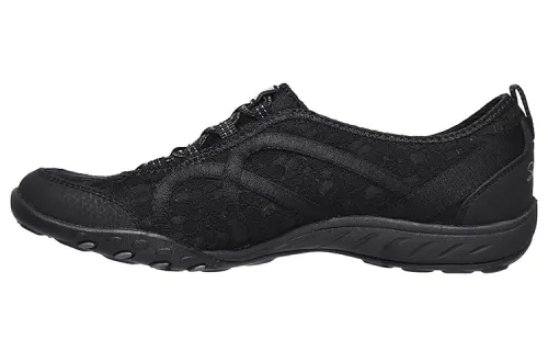 Skechers Breathe Easy Casual Shoes Women's Low Top Black