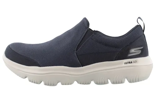 Skechers Go Walk Evolution Ultra Mesh Cushioning Breathable Coverage Low top Casual Shoes Men's Marine Blue