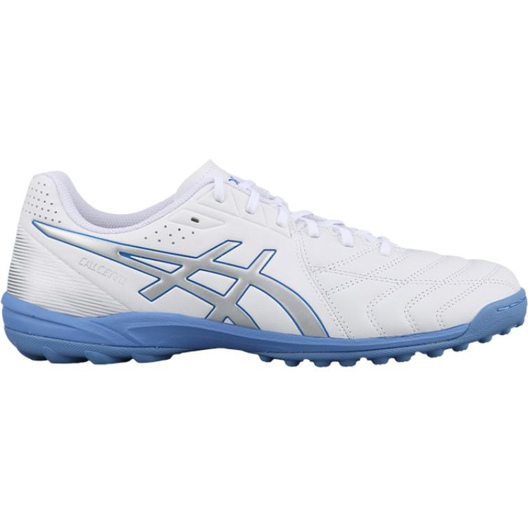 ASICS Calcetto Abrasion Resistant Soccer Shoes Men’s White Blue
