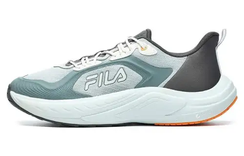 FILA WOLF Textile, Synthetic Leather, TPU Low top Casual Shoes Men's Pearl Blue