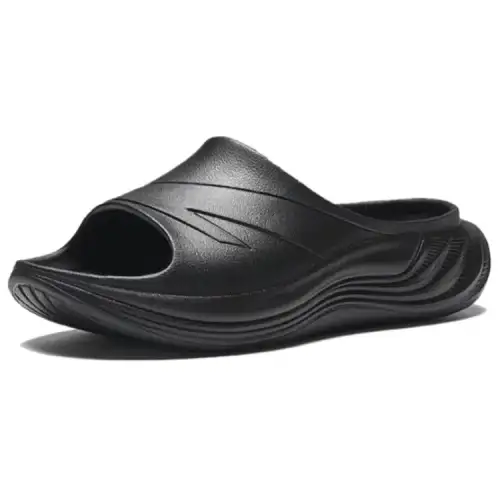Anta Totem Slip Resistant Abrasion Resistant Slip Resistant Abrasion Resistant Slide Slippers Women's Black