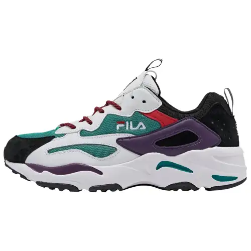 FILA Ray Tracer Casual Shoes Men's White Green Purple