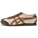 Onitsuka Tiger MEXICO 66 Slip Resistant Abrasion Resistant Low top Casual Shoes Unisex Beige Umber Brown