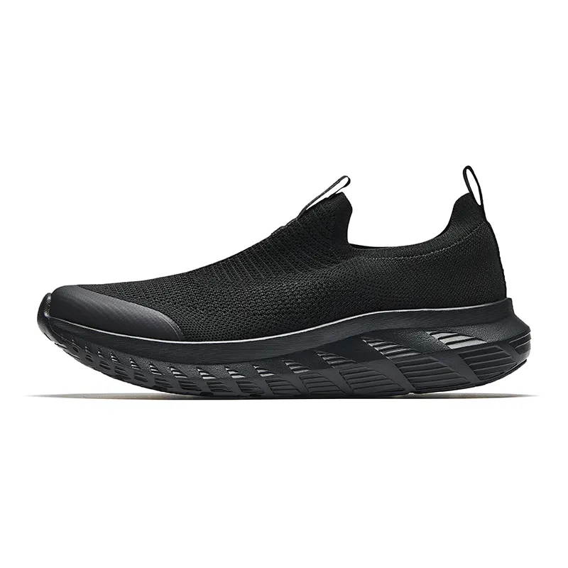 Anta EVA Slip Resistant Abrasion Resistant Low top Casual Shoes Men's Black