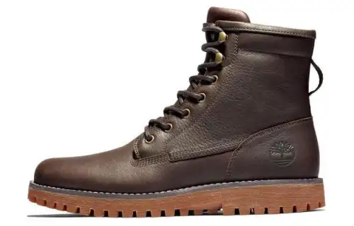 Timberland Short Combat Boots Men's Brown