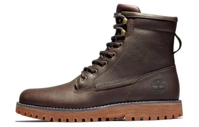 Timberland Short Combat Boots Men's Brown
