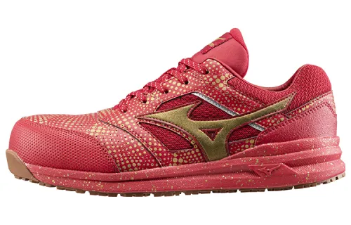 Mizuno Almighty Casual Shoes Unisex Low Top Red Gold