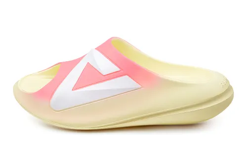 PEAK EVA Slip Resistant Abrasion Resistant Slide Slippers Men's Pink Yellow