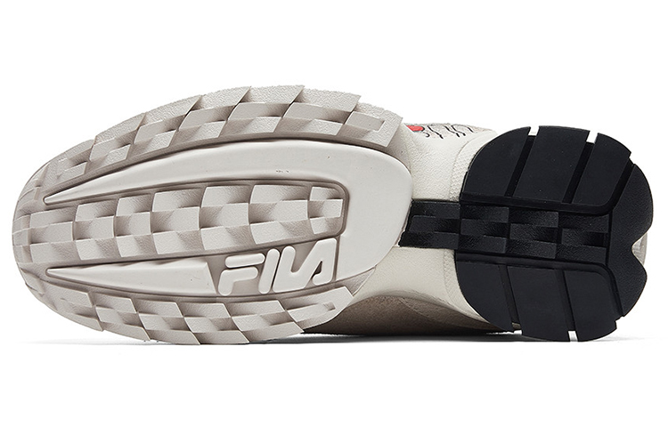Мужские кроссовки Fila FUSION Disruptor (серебристо-белые) — фото 6