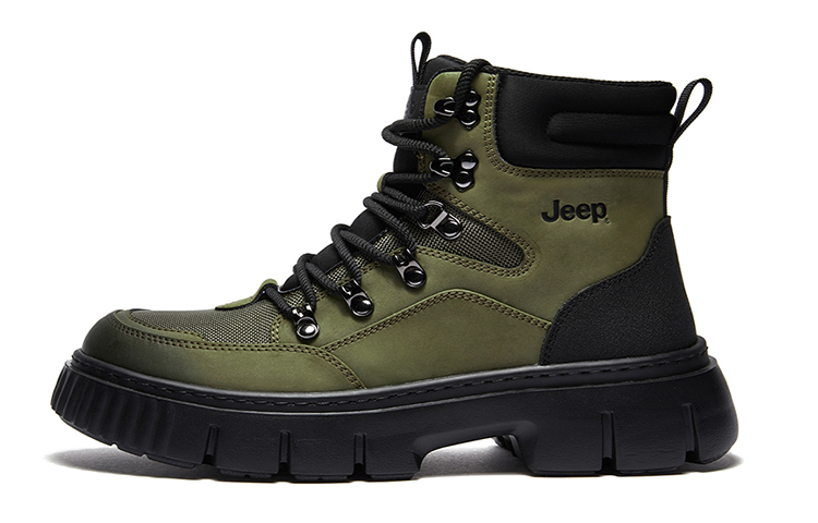 Jeep Combat Boots Men's Army Green