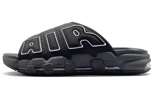 Nike Air More Uptempo Slide 'OG Black White'
