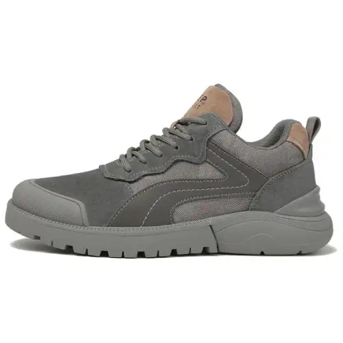 JEEP SPIRIT Abrasion Resistant Abrasion Resistant Low top Casual Shoes Men's Climbing Gray