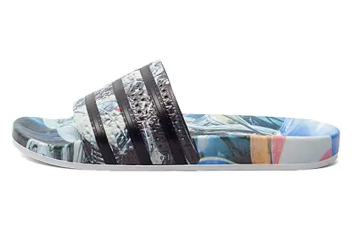 Adidas Originals Adilette Rubber Sole Slip Resistant Slide Slippers Unisex Blue