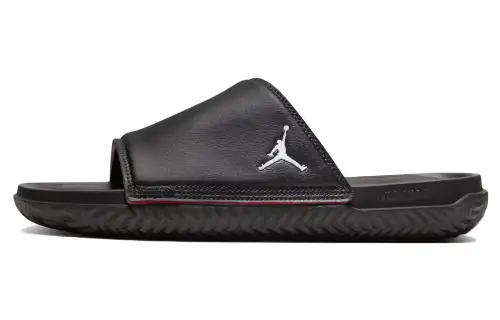 Jordan Play Slide Black University Red