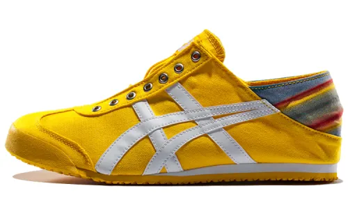 Onitsuka Tiger MEXICO 66 Fabric Lightweight Low top Casual Shoes Unisex Yellow White