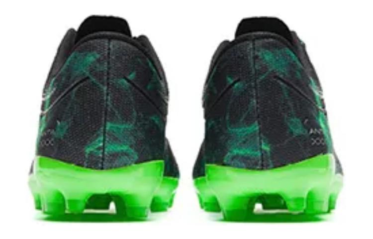 Anta MG Multi Ground Natural Grass Slip Resistant Soccer Shoes Men’s Black Green