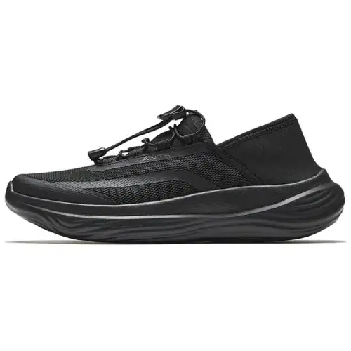 Anta Slip Resistant, Abrasion Resistant, Height Increasing Low top Casual Shoes Women's Black