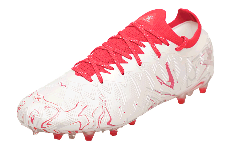 KELME MG Multi Ground Lightweight Coverage Soccer Shoes Men’s White Red