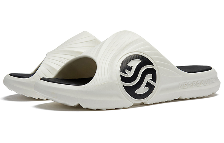 361° Slide Slippers Unisex White Black
