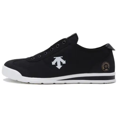 DESCENTE Slip Resistant Low top Casual Shoes Unisex Black