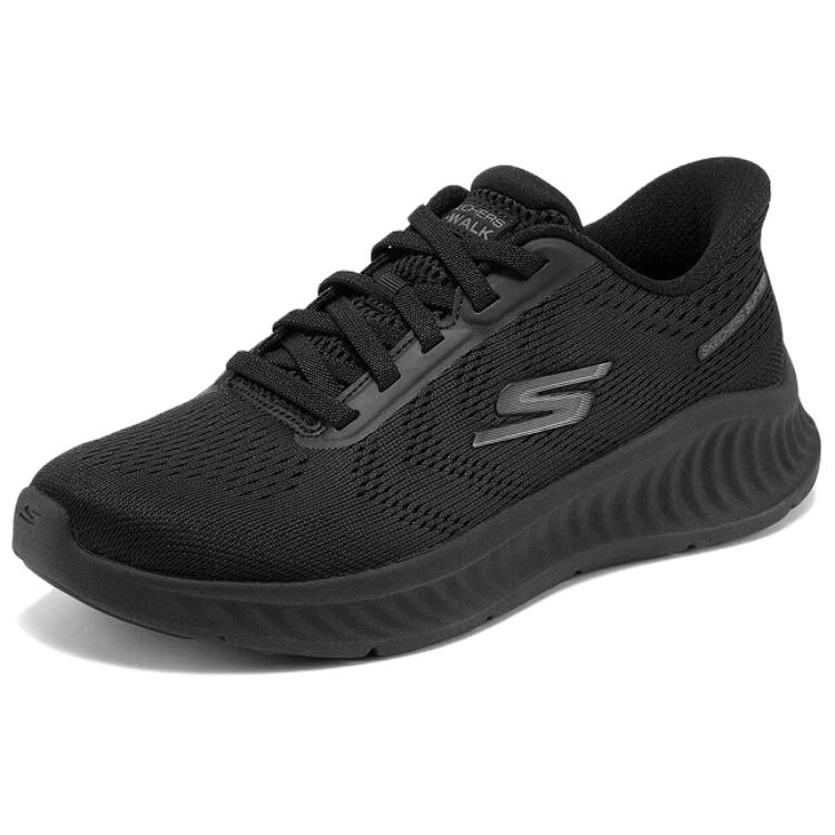 Skechers Women’s GO WALK Fabric Abrasion Resistant Low top Casual Shoes Women’s Black