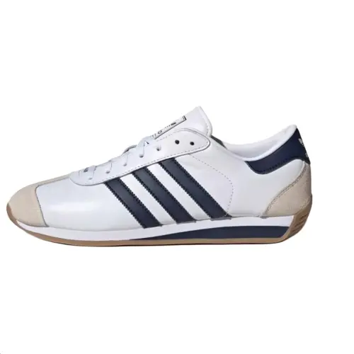 Adidas Originals Country 2 Comfortable And Trendy Slip Resistant Abrasion Resistant Low top Casual Shoes Men's White