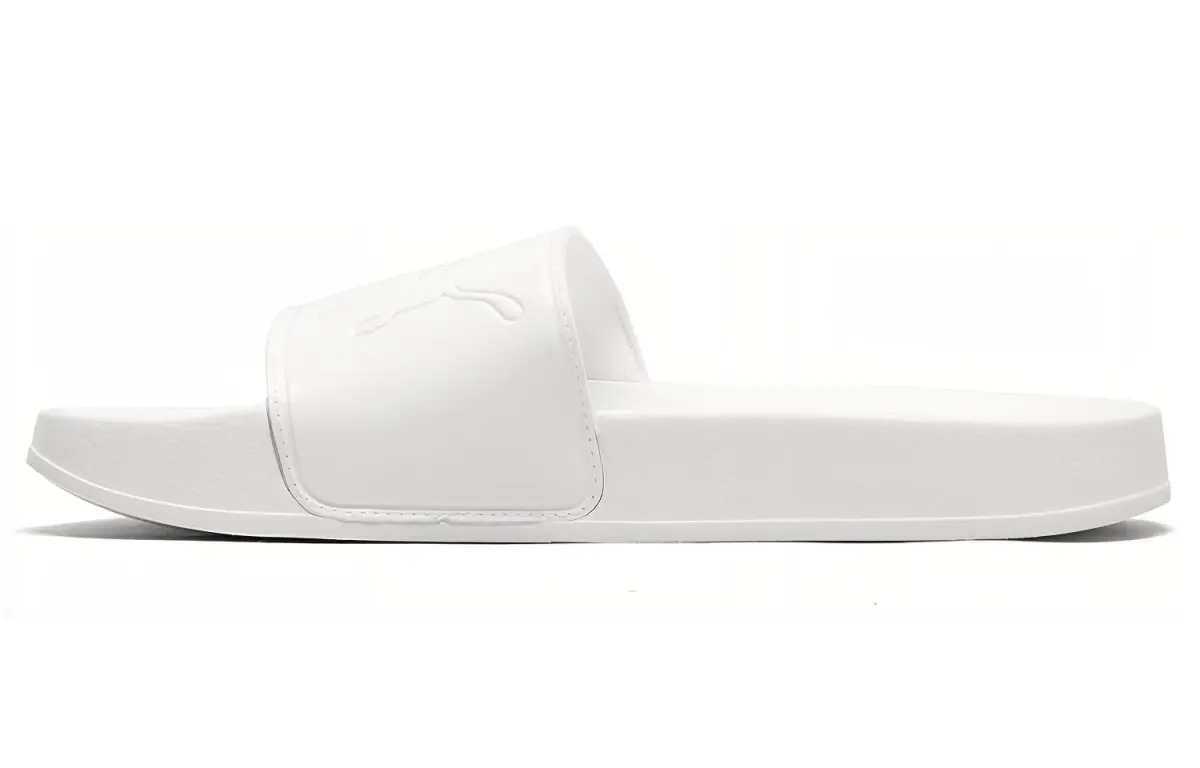 PUMA Leadcat Patent Slide White Women's