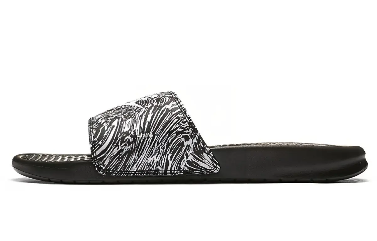 Nike Benassi Jdi Print 'Black Summit White'