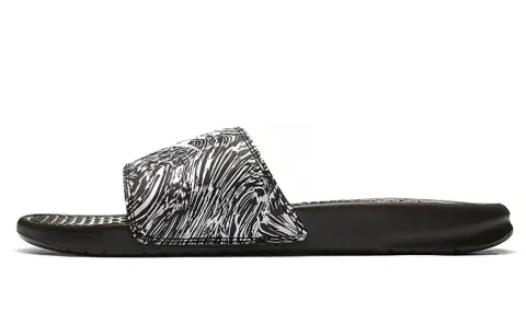 Nike Benassi Jdi Print 'Black Summit White'