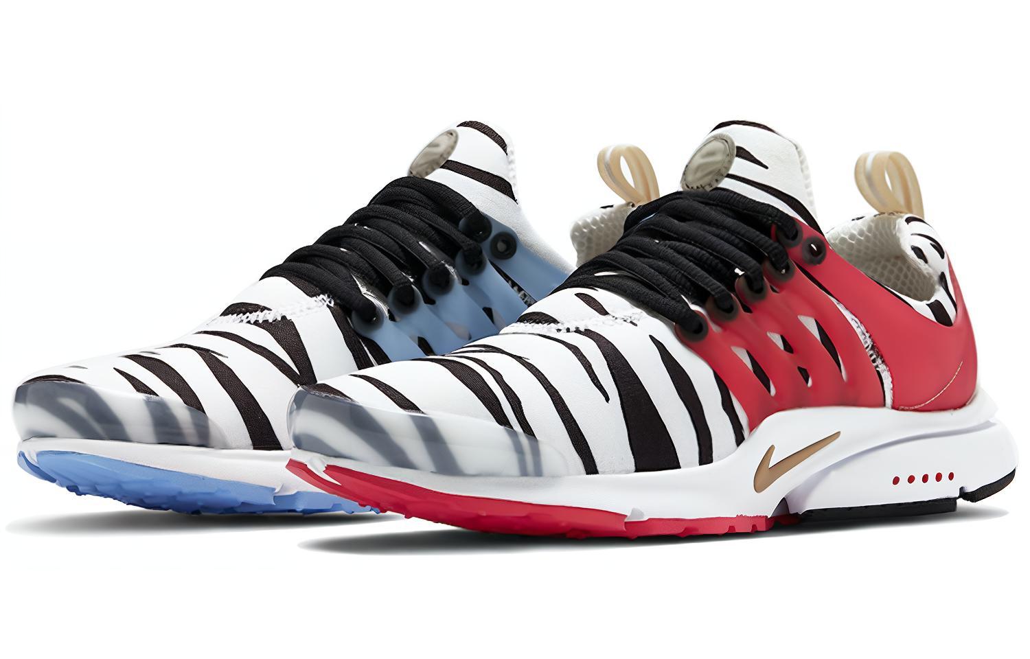 Кроссовки Nike Air Presto (черно-бело-красные) — фото 1