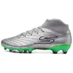 Skechers Artificial Turf Soccer Shoes Men's Silver Green