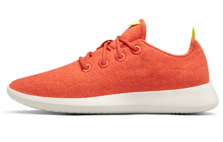 Allbirds Wool Runner Slip Resistant And Breathable Low top Sports Casual Shoes Women's Orange