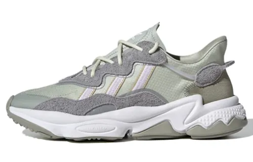 Adidas Originals Ozweego Cushioning Low top Casual Shoes Women's Gray Brown Green
