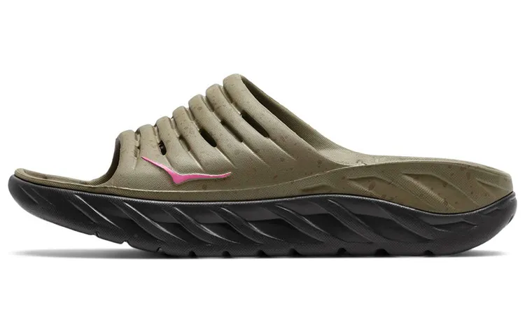 Bodega x HOKA ONE ONE EVA Slip Resistant Slip Resistant Slide Slippers Unisex Olive Green