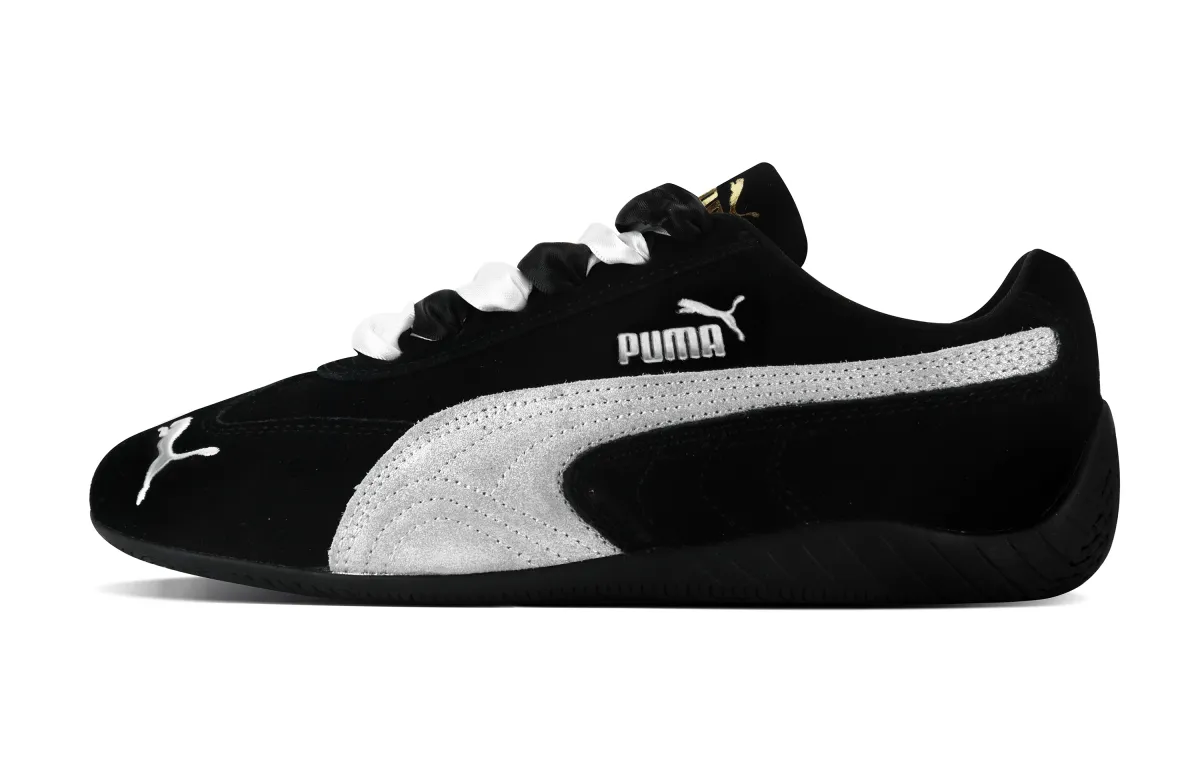 PUMA Speedcat Low top Casual Shoes Unisex Black Silver